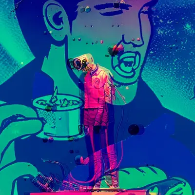 Layered Pink Elvis remix