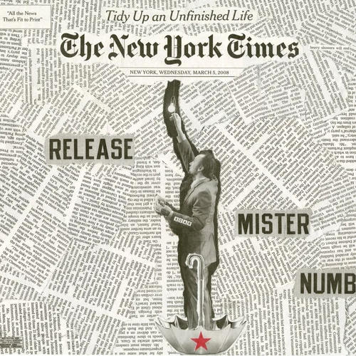 Newspaper collage, March 5th, 2008