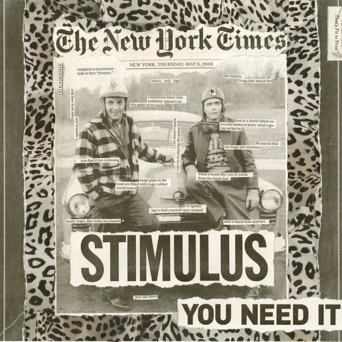 Newspaper collage, May 8th, 2008