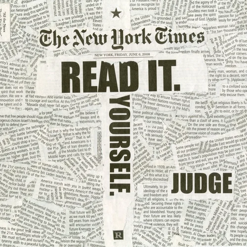 Newspaper collage, June 6th, 2008