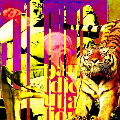 Pandiculation digital collage