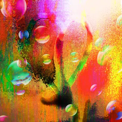 Translucent digital collage