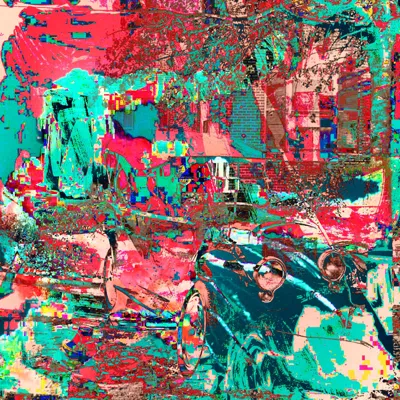 Accident digital collage